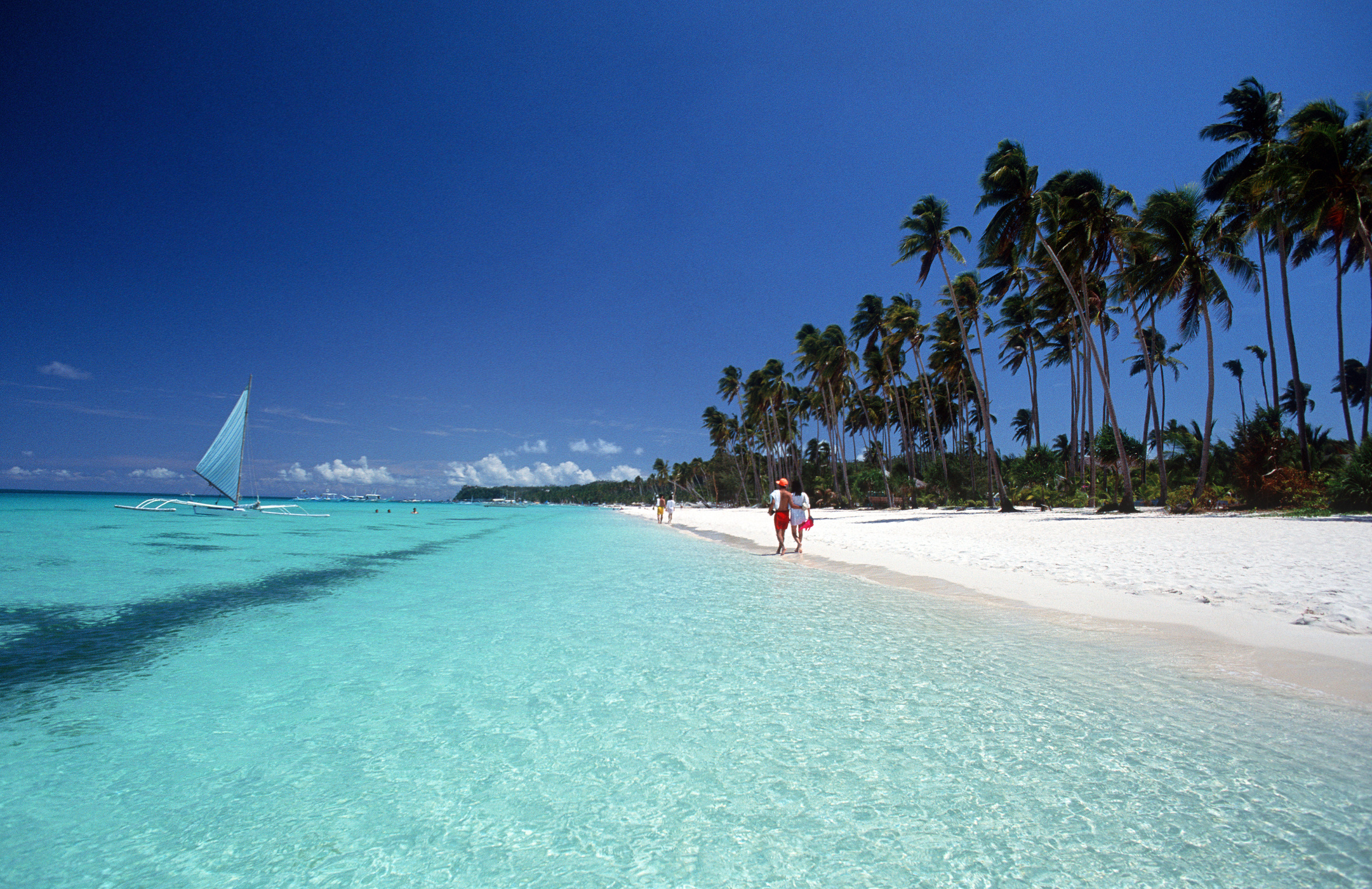 Philippines, Aklan Province, Boracay Island.